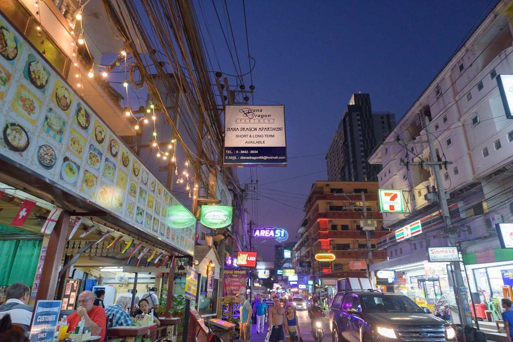 Dragon Boutique Apartment Pattaya Eksteriør bilde